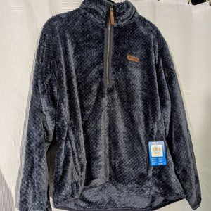 2X Columbia Fire Side Sherpa 1/4 zip furry pullover